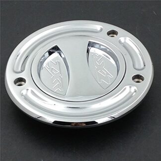 XHT(BC)- Motorcycle Chrome Keyless Gas Cap Twist Off Fuel Tank Cap For Kawasaki ZX-14R/ ZZR1200 /ZRX1200R /Z1000 /ZX-10R /ZX-9R /ZX-6RR /ZX-6R
