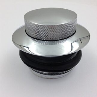 XHT(BC)- Motorcycle Chrome Pop Up Gas Cap Vented Fuel Tank Cap REGULAR THREAD For 1982-2010 Harley Davidson