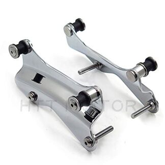 XHT(BC)- Motorcycle Chrome Steel Rear Luggage Rack 4-point Docking Hardware Kit For Harley Davidson 2014-2019 Touring Road King FLHR Street Glide FLHX Road Glide FLTRX