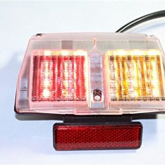 XHT(BC)- Motorcycle Clear Led Tail Light Brake Light with Integrated Turn Signals Indicators For 1994-2003 Ducati 748 916 996/2002-2004 Ducati 998