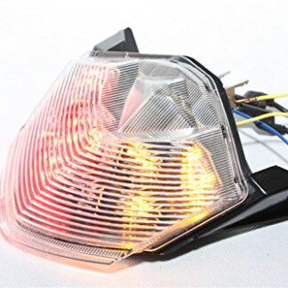 XHT(BC)- Motorcycle Clear Led Tail Light Brake Light with Integrated Turn Signals Indicators For Kawasaki 07-12 Z750/07-08 Z1000/08-10 ZX-10R ZX1000/09-12 ZX-6R ZX600