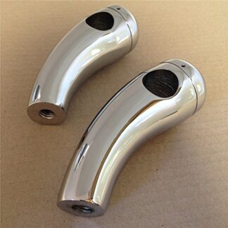 XHT(BC)- Motorcycle Custom Chrome 1" Handlebar 3.5" Risers Handlebar Risers For Yamaha V-Star 650 Black Silverado Road Star 1600/1700