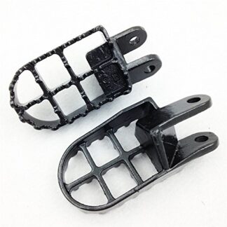 XHT(BC)- Motorcycle Gunmetal Black MX Foot Pegs For CR80R CR80R Expert CR85R CR85R Expert XR250R XR400R XR600R XR650L XR650R