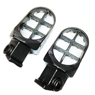 XHT(BC)- Motorcycle Gunmetal Black MX Racing Footpegs For 50 65 125 250 300 360 SX 525SX 400 520SX EX-C M/XC