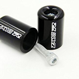 XHT(BC)- Motorcycle Hand Bar Ends For Kawasaki Ninja Zx10R Zx-10R 10R 2006 2007 Black