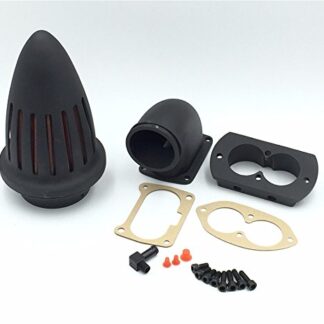 XHT(BC)- Motorcycle Matte Black Bullet Air Cleaner Filter For 2002-2009 Kawasaki Vulcan 1500 1600 Mean Streak Chr