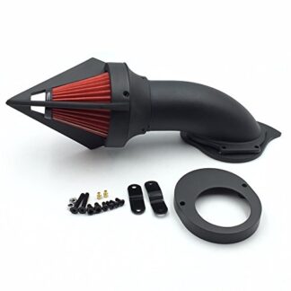 XHT(BC)- Motorcycle Matte Black Triangle Air Cleaner Kits intake filter Yamaha Vstar V-Star 650 all year 1986-2012