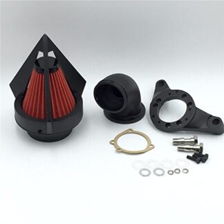 XHT(BC)- Motorcycle Matte Black Triangle Spike Air Cleaner Intake Kits For Harley Cv Carburetor Delphi V-Twin