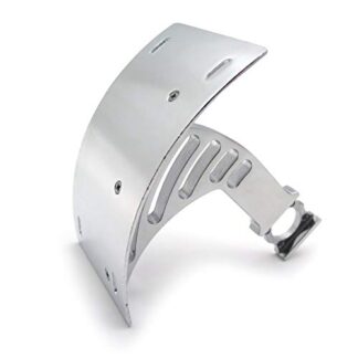 XHT(BC)- Motorcycle Silver Vertical Curved Mount License Plate Bracket Tag Holder For 1993-1999 CBR 900R/2000-2001 CBR 929R/ 2002-2003 CBR 954R/ 2000-2005 RC51