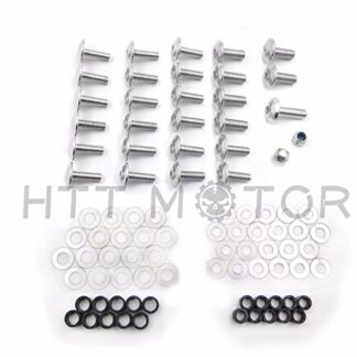 XHT(BC)- Motorcycle Spike Fairing Bolts Kit For CBR 900RR 929RR 954RR RR Silver