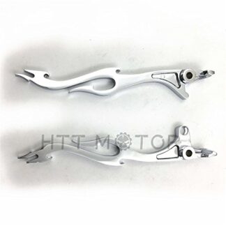 XHT(BC)- New CHROMED Brake Clutch Flame Levers For Kawasaki Vulcan 1500 1600 2003-2008