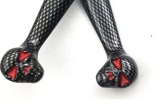 XHT(BC)- New Carbon Brake Clutch Skull Hand Lever For Cb750 Cbr600 F1 F2 F3 F4 F4I