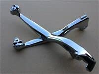 XHT(BC)- New Chrome Brake Clutch Skull Hand Lever Fit Shadow 600 750 1100 Magna 750