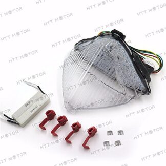 XHT(BC)- New Tail Brake Light Turn Signals For Yamaha Yzf R1 2004 2005 2006 Clear