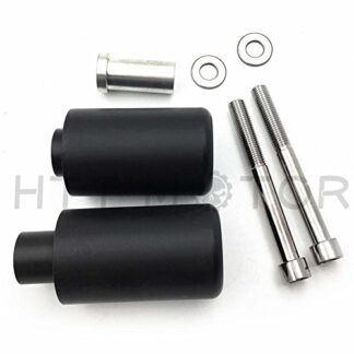 XHT(BC)- No Cut Frame Slider Crash Protector For 2003 2004 Suzuki GSXR 1000 GSX-R Black