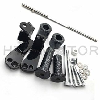 XHT(BC)- No Cut Frame Slider Protector For 1999-2007 Suzuki Hayabusa Gsx1300R Gsx-R Black