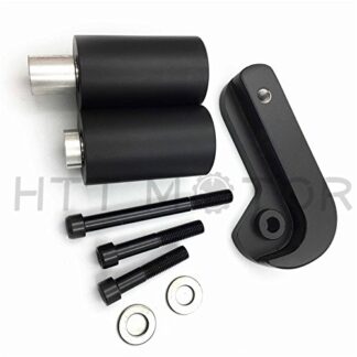 XHT(BC)- No Cut Frame Slider Protector For 2006 2007 2008 Suzuki Gsx-R Gsxr 600 750 BLACK