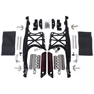 XHT(BC) One Touch Saddlebag Latch Lids Hardware Covers For Harley Touring 2014-2020 2019