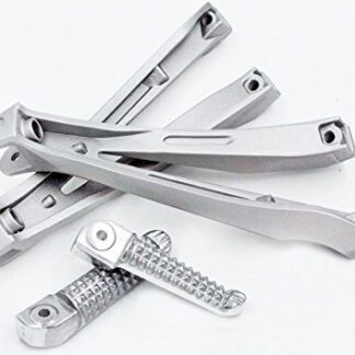 XHT(BC)- Polish Silver Rear Passenger Foot Pegs Bracket Fit For Yamaha Yzf R1 2004-2008