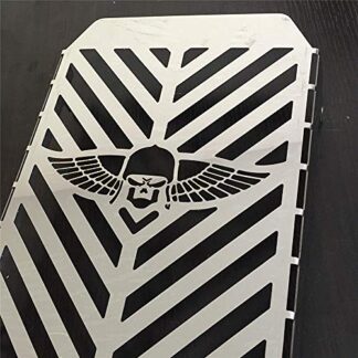 XHT(BC)-Radiator Grille Cover Guard Protector For Kawasaki Vulcan VN 1500 Skull Wing