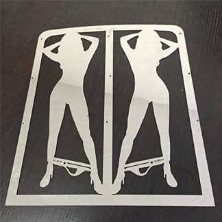 XHT(BC)-Radiator Grille Guard Cover Protector Sexy Girl For Yamaha Banshee Grill 1986-2007