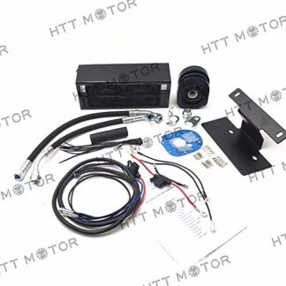 XHT(BC)- Reefer Oil Cooler Fan Cooling System For Harley Touring Models 2009-2016 Black