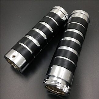 XHT(BC)- Replacement Motorcycle 1" 25mm Handlebar Grips For Kawasaki Vulcan 800 Classic Drifter/Magna 75/ Harley Davidson FLHR Road King