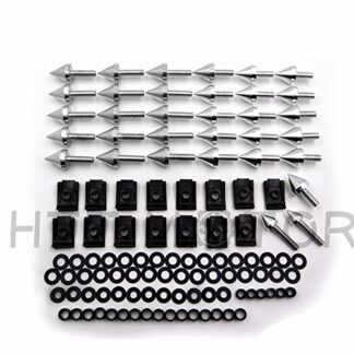 XHT(BC)- Silver Motorcycle Spike Fairing Bolts Kit For 2002 2003 Yamaha Yzf R1 Yzf-R1