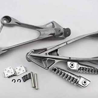 XHT(BC)- Silver Rear Passenger Foot Peg Bracket Fit For Kawasaki Zx6R 2005 2006 2007 2008