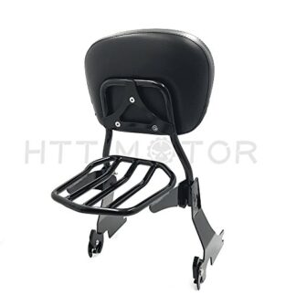 XHT(BC)- Sissy Bar Backrest Luggage Rack For Harley Davidson Sportster XL883 XL1200 04-17