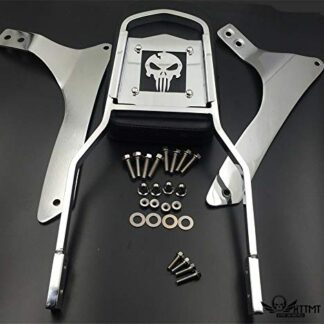 XHT(BC)-Skull Backrest Sissy Bar Pad For 2005-2009 Suzuki Boulevard C90/ 1998-2004 Suzuki VL1500 Intruder
