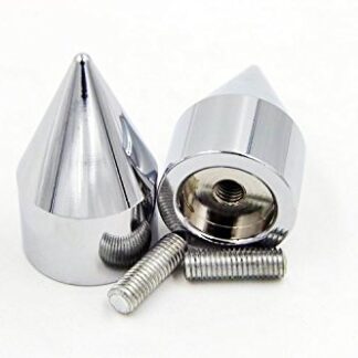 XHT(BC)- Spike Bar Ends For Kawasaki Ninja 250 500 Zx600 Zx6 636 Zzr600 Zx6R Zx6Rr Chrome