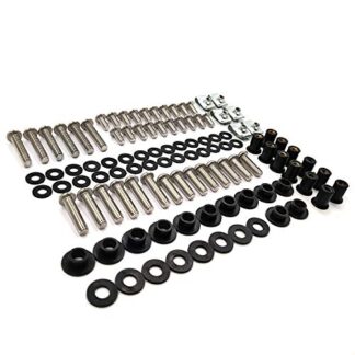 XHT(BC) TGHD-BOT-K001-CD Fairing Bolt Kit Screws Stainless Washers Fasteners For Kawasaki 2003-2008 ZZR600