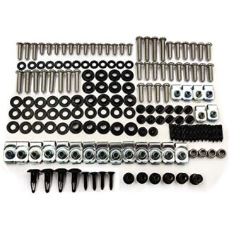 XHT(BC) TGHD-BOT-Y006-CD Complete Screws Black Fairing Bolt Kit fit for YAMAHA YZF R1 2004-2006 c01