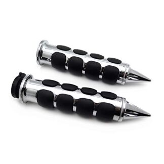 XHT(BC) TRHB118A-022-CD 22mm Motorcycle Spike Handlebar 7/8" Hand Grip Throttle Twist Tube For Yamaha