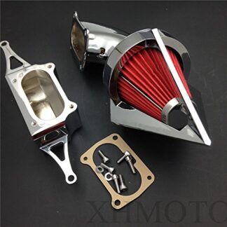 XHT(BC)- Triangle Spike Air Cleaner Kits For 2002-2010 Yamaha Roadstar Midnight Warrior Chrome