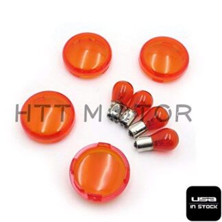 XHT(BC)- Turn Signal Lens For '00-'13 Harley Davidson Softail Dyna Glide Sportsters Orange