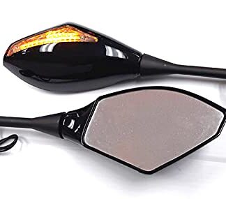 XHT(BC)- Turn Signal Mirrors LED light For 03-12 Cbr 600Rr 04-07 Cbr1000Rr gloss black