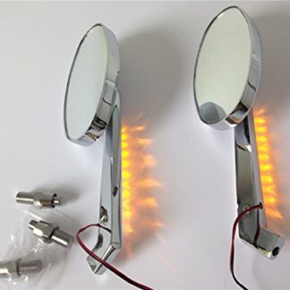 XHT(BC)- Turn signals Running Light Mirror for Kawasaki Ninja All year model OVAL Shape