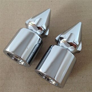 XHT(BC)- Ultimate Chrome Spike Bar Ends For 1999-2014 Suzuki Hayabusa Gsxr 1300 R