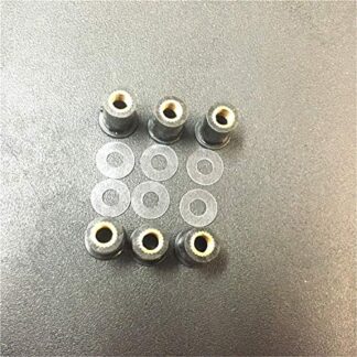 XHT(BC)-Universal BLACK Motorcycle Spike Bolts (Windscreen, Fairings, License Plate)