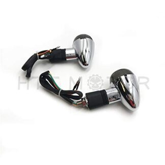 XHT(BC)-Universal Motorcycle 12V Turn Signal Light Indicator Blinker Smoke fit Harley US
