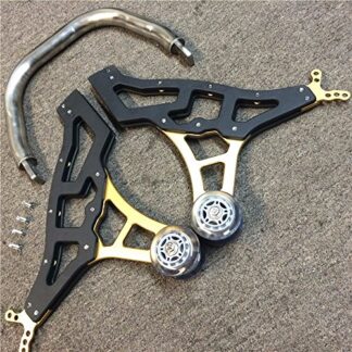 XHT(BC)- Universal Racing Motorcycle Sport Rear Combo Wheel Lift Stands Paddock Stands Yellow Gold