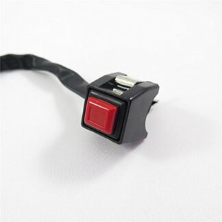 XHT(BC)- Universal Red 7/8" Handlebar Starter/Kill Cut Off Stop Switch Push Button For Motorcycles ATVs Scooters Snowmobiles