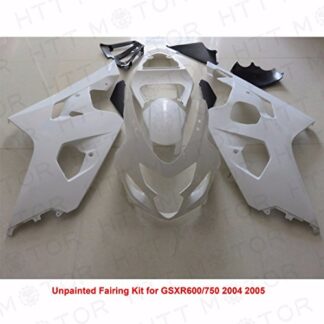 XHT(BC)- Unpainted Drilled ABS Bodywork Fairing Kit for SUZUKI GSXR600/750 2004 05 SET