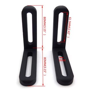 XHT(BC) Upper Roof 42" LED Light Bar Mounting Brackets Fit 2017 2018 2019 Can am Maverick X3 R MAX Models