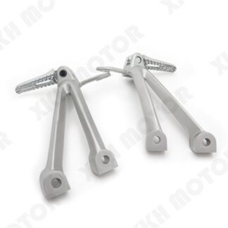XKH Group Motorcycle Silver Rear Passenger Foot Pegs Bracket Fit For Suzuki Gsxr600 Gsxr750 2006 2007 new