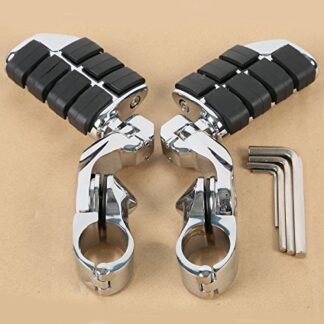 XMT-MOTO 360 degree Adjustable Highway Foot Pegs Footpeg Footrests fits for Harley