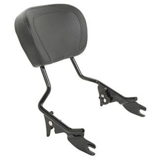 XMT-MOTO Detachable Backrest Sissy Bar For Harley Touring Street Glide Road King 2009-2018