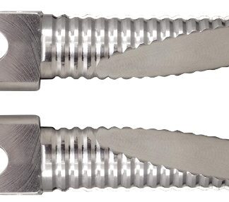 Yana Shiki A2867 Silver Front OEM Style Foot Pegs for Kawasaki Motorcycles